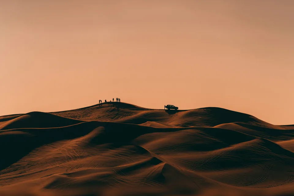 Dubai desert landscape